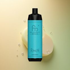 RandM Fumot Shisha 10000 Puffs מנטה מסטיק עם סוללת 850 mAh וניקוטין 0.5%