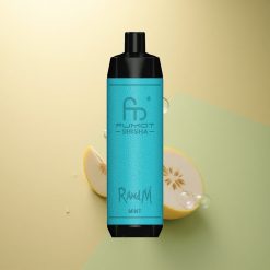 RandM Fumot Shisha 10000 Puffs מנטה סוללה 850mAh ניקוטין 0.5%