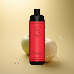 RandM Fumot Shisha 10000 Puffs שני תפוחים עם סוללת 850 mAh וניקוטין 0.5%