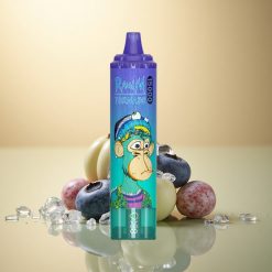 RandM Fumot Tornado 15000 Puffs אוכמניות על קרח עם 5% ניקוטין ו-850mAh