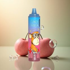 RandM Fumot Tornado 15000 Puffs דובדבן כחול ראז עם סוללת 850mAh ומסך LCD