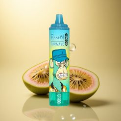 RandM Fumot Tornado 15000 Puffs קיווי פסיפלורה גויאבה עם סוללה 850mAh וניקוטין 5%