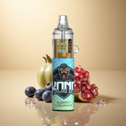 RandM Fumot Tornado 7000 Puffs אוכמנית רימון 850mAh סליל רשת