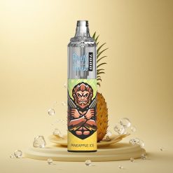 RandM Fumot Tornado 7000 Puffs אננס קרח עם סליל משי ו-5% ניקוטין