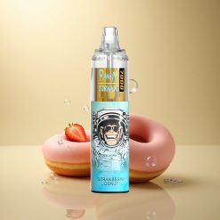 RandM Fumot Tornado 7000 Puffs סופגנית תות עם סליל משי וסוללת 850 mAh