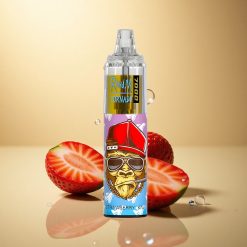 RandM Fumot Tornado 7000 Puffs תות-קיווי עם 5% ניקוטין וסוללת 850 mAh