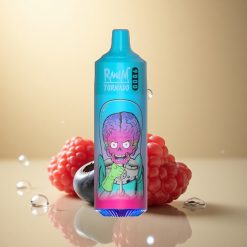 RandM Fumot Tornado 9000 Puffs אוכמניות פטל עם סוללה 850 mAh וסליל מש