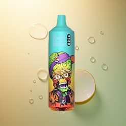 RandM Fumot Tornado 9000 Puffs בלוליסיאוס קרח עם סליל משי ותצוגת RGB