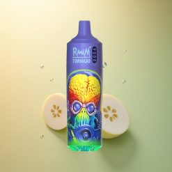 RandM Fumot Tornado 9000 Puffs מנטה קרירה עם סוללה של 850 mAh וסליל מש