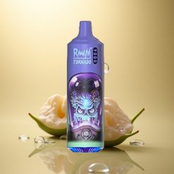 RandM Fumot Tornado 9000 Puffs ענבים אלוורה עם סוללה 850 mAh וסליל מש