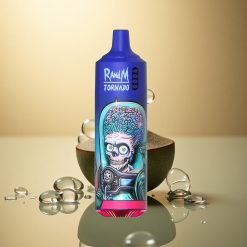 RandM Fumot Tornado 9000 Puffs קרח שחור 850mAh סליל רשת 18mL