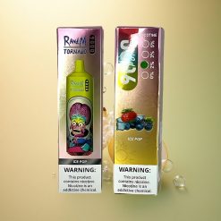 RandM Fumot Tornado 9000 Puffs קרחון נטען 850mAh