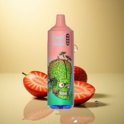 RandM Fumot Tornado 9000 Puffs תות בננה עם סוללה 850 mAh ונוזל 18 מל