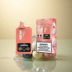 Razz Bar 40000 Puffs אוהב 66 אוכמנית קרח עם סוללת 650mAh ותוכן ניקוטין 2%