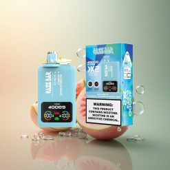 Razz Bar 40000 Puffs בלו ראז קרח-אבטיח תות מסטיק עם סוללת 650mAh ותוכן ניקוטין 5%
