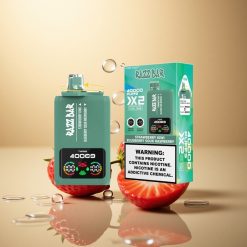 Razz Bar 40000 Puffs תות שדה קיווי - אוכמניות חמוצות פטל עם סוללה 650mAh ותוכן ניקוטין 5%