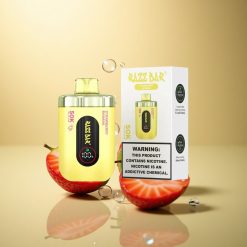 Razz Bar 50K Puffs תות בננה 650mAh סליל רשת 1.0 אוהם