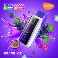 VOZOL Vape For Sale - קרח ענבים VOZOL STAR 20000 H0RLH29