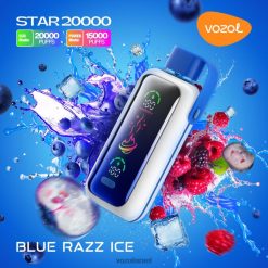 VOZOL Vape Price - קרח כחול razz VOZOL STAR 20000 H0RLH24