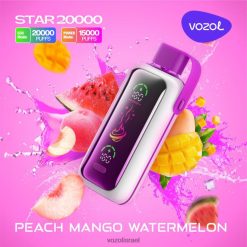 VOZOL Vape Website - אבטיח מנגו אפרסק VOZOL STAR 20000 H0RLH216